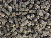 Fermentation residue pellets